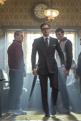 Colin Firth in Kingsman.