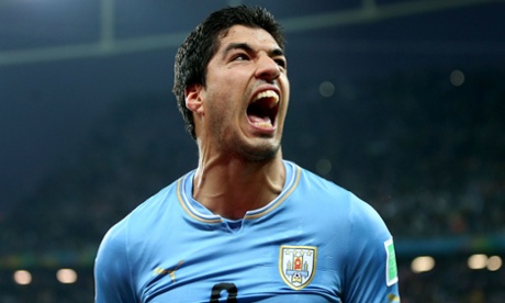 An average audience of 13.9 million viewers watched Uruguay's Luis Suárez sink England with two goals  at the World Cup.