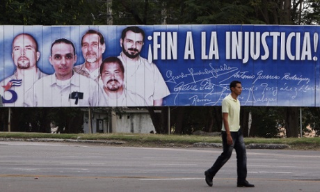 Cuban Five poster in Havana