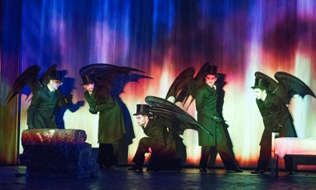 A scene from Die Frau Ohne Schatten by Richard Strauss at the Royal Opera House. Directed by Claus Guth.