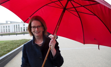 Julia Gillard during her time as prime minister