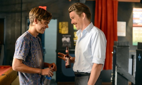 Ellar Coltrane and Ethan Hawke in Boyhood.