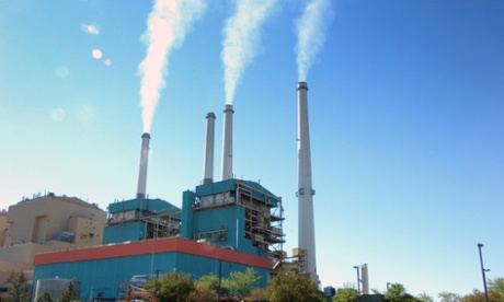 Smoke rises from the Colstrip Steam Electric Station, a coal-burning power plant in in Colstrip, Montana.