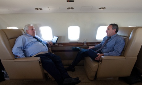 Clive Palmer with Andrew Crook