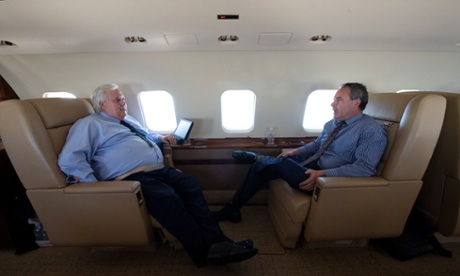 Clive Palmer with Andrew Crook