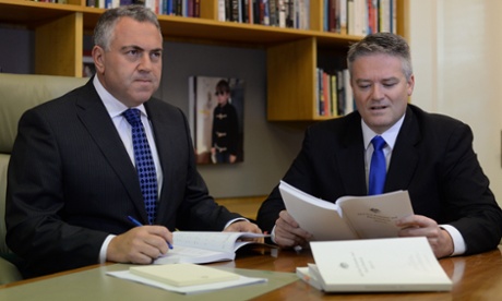 Joe Hockey and Mathias Cormann
