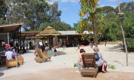 Hippo Beach Werribee Open Range Zoo