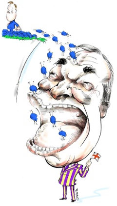 Cameron and Farage by Nicola Jennings.