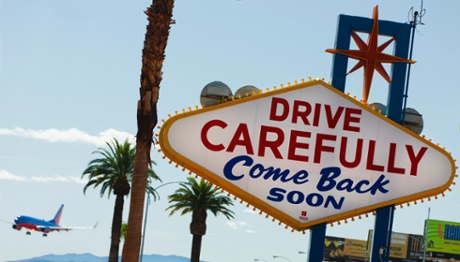 plane leaving las vegas