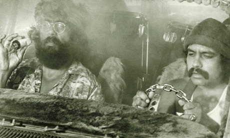 Cheech and Chong in Up In Smoke.