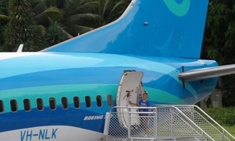 Nauru plane refugee boy