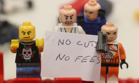 Grrr - student protestors interrupt the senate before being kicked out