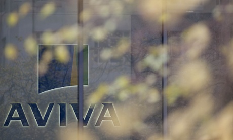 British insurance giant Aviva's headquarters.