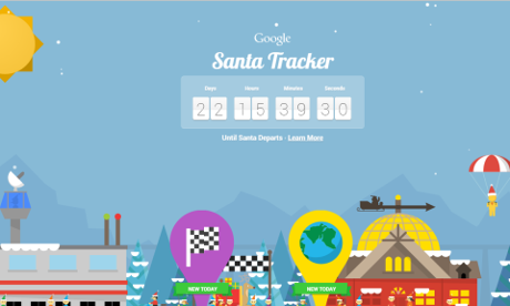 google santa tracker