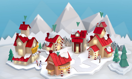 norad's santa village