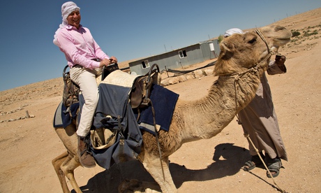 Michael Portillo swaps the train for a camel in the Negev desert … Great Continental Railway Journey