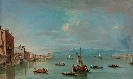 Venice: the Fondamenta Nuovo with the Lagoon and the Island of San Michele, by Francesco Guardi