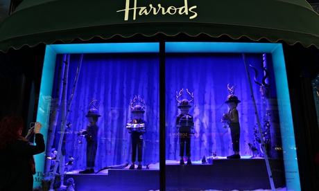 Harrods store in Knightsbridge, Christmas 2014