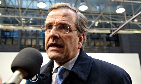 Greek prime minister Antonis Samaras 
