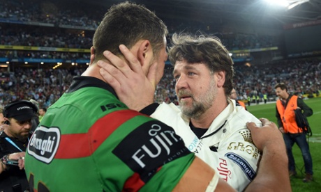 Sam Burgess and Russell Crowe