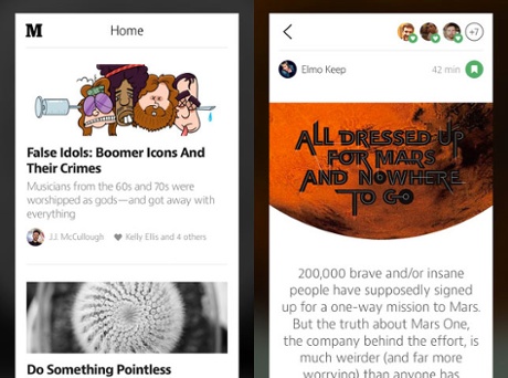 Medium for iOS.