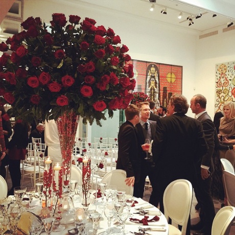 The tables look stunning! We had red roses at our Civil Partnership 9 years ago and they brought us so much luck. #ShareTheLove