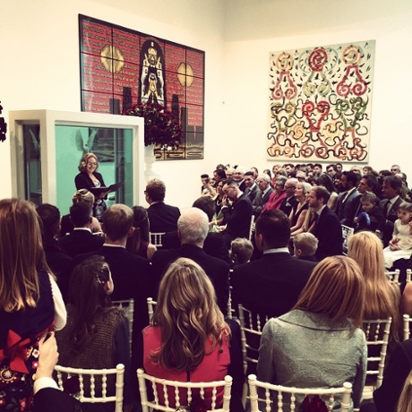 It's beginning!! The Registrar welcomes our guests. #ShareTheLove