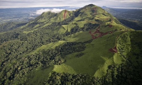 The Simandou mountains in Guinea