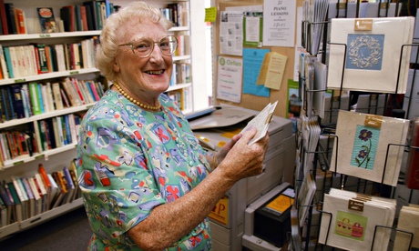 Charity shop volunteer
