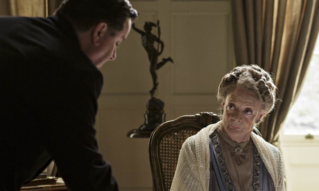 Jeremy Swift and Maggie Smith in Downton Abbey.