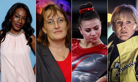 Film director Amma Asante, space scientist Monica Grady, gymnast Claudia Fragapane and Happy Valley star Sarah Lancashire
