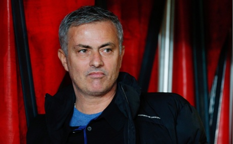 Jose Mourinho arrives at the Britannia Stadium.