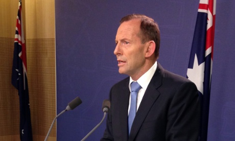 Tony Abbott talks to the media in Sydney on Tuesday.