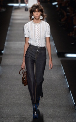 A model on the Louis Vuitton spring/summer 2015 catwalk in October 2014.