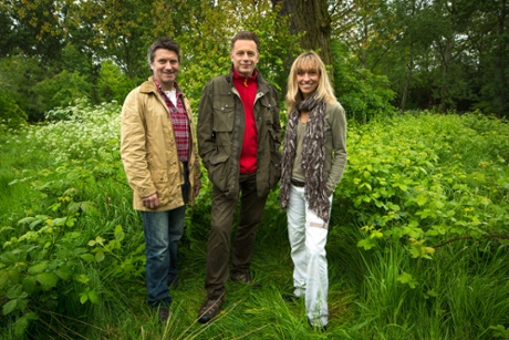 Martin Hughes-Games, Chris Packham and Michaela Strachan.