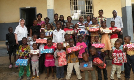Students and nuns at St Joseph's