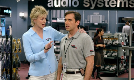 Carell in his breakthrough role, The 40-year-old Virgin.