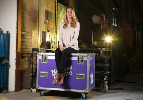 Sam Holcroft, photographed at the National Theatre.