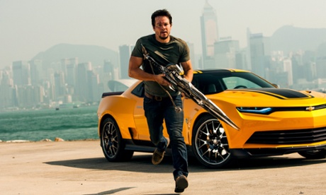 Mark Wahlberg in Transformers: Age of Extinction.