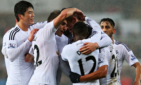 Swansea City v Aston Villa - Premier League