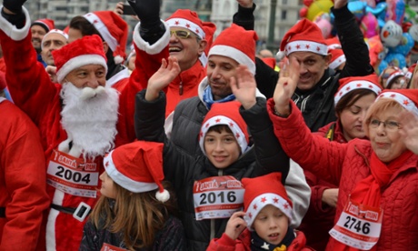 Ho ho ho! The first Santa Run in Thessaloniki, Greece