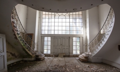 Down with Billionaire’s Row ... £350m of property, such as The Towers (pictured), is sitting vacant on Bishops Avenue in north London.