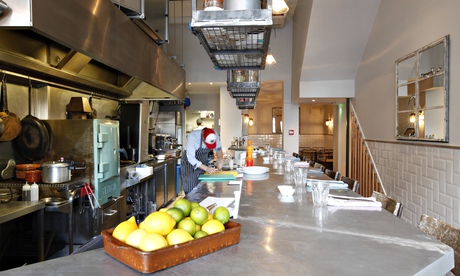 The counter at John Doe restaurant