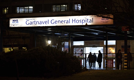 General view of Gartnavel General Hospital in Glasgow