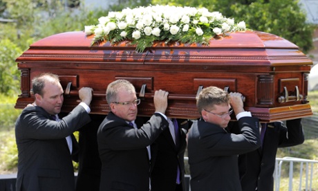 Phillip Hughes casket arrives ahead of the Funeral Service Photo by Brett Hemmings/Getty Images