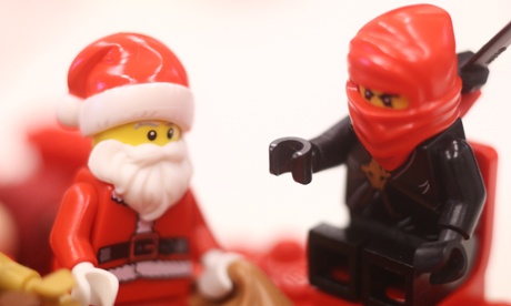 Acting deputy president Cory Bernardi evicts Santa from the #BrickSenate for excessive facial covering.