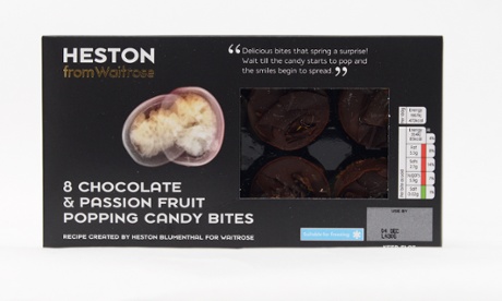 Heston from Waitrose Chocolate And passion fruit popping candy bites.Photo by Christian SinibaldiFor G2christmas still lives