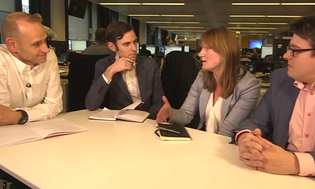 Newsnight's Evan Davis in YouTube coverage of autumn statement