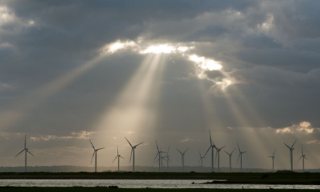 Wind turbines on Romney Marsh