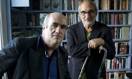 Sitting uncomfortably: Colm Tóibín and Alan Yentob in Imagine.
